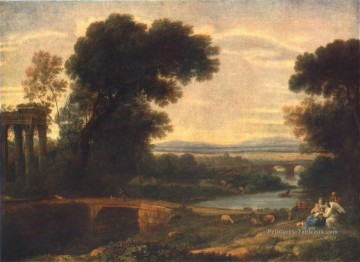  claude - Paysage avec le repos lors de la fuite en Égypte 1666 Claude Lorrain